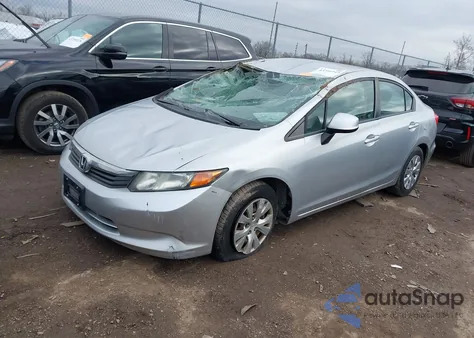 2012 Honda Civic Lx from USA, damaged, VIN 2HGFB2F50CH610226